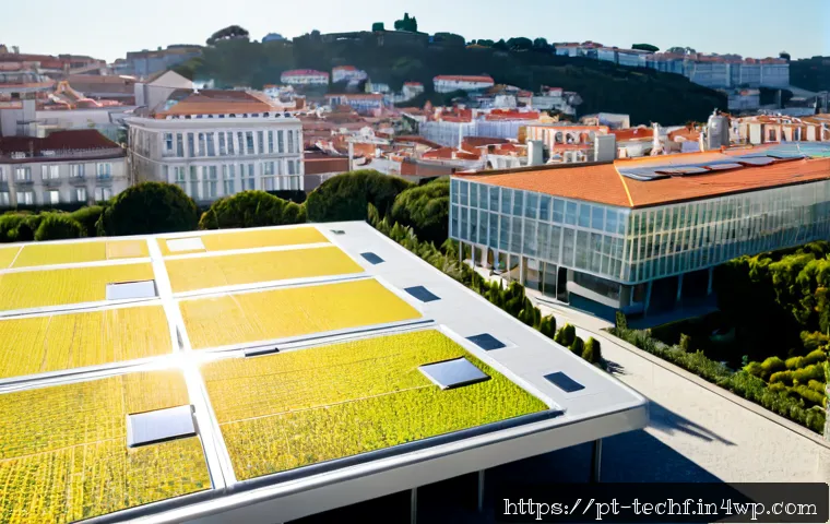테크노피아 비전의 정책 사례 연구 - Photorealistic policy case study scene in a modern municipal innovation center in Lisbon, Portugal, ...
